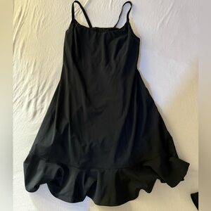 Aerie OFFLINE black athletic dress open back